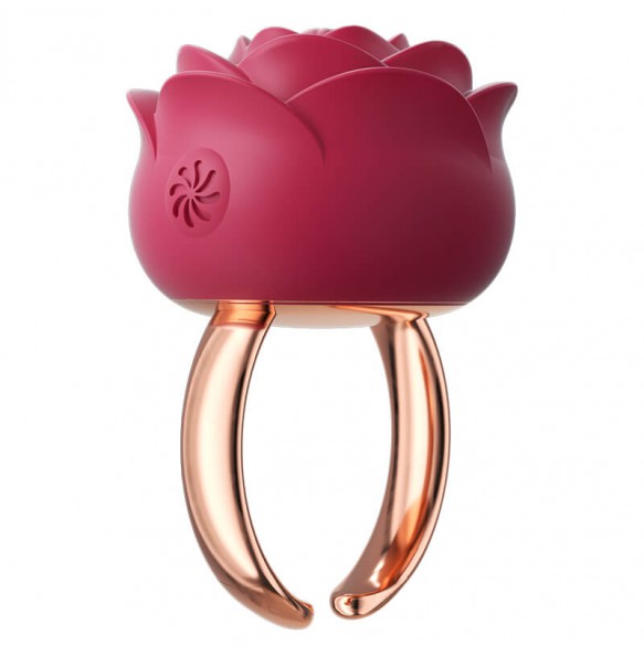 MizzZee - Rose Ring Vibrating Egg (Chargeable - Red Rose)